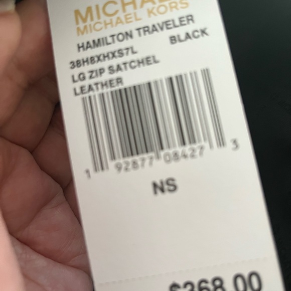 Michael Kors New Hamilton Traveler Leather Purse - Picture 4 of 10